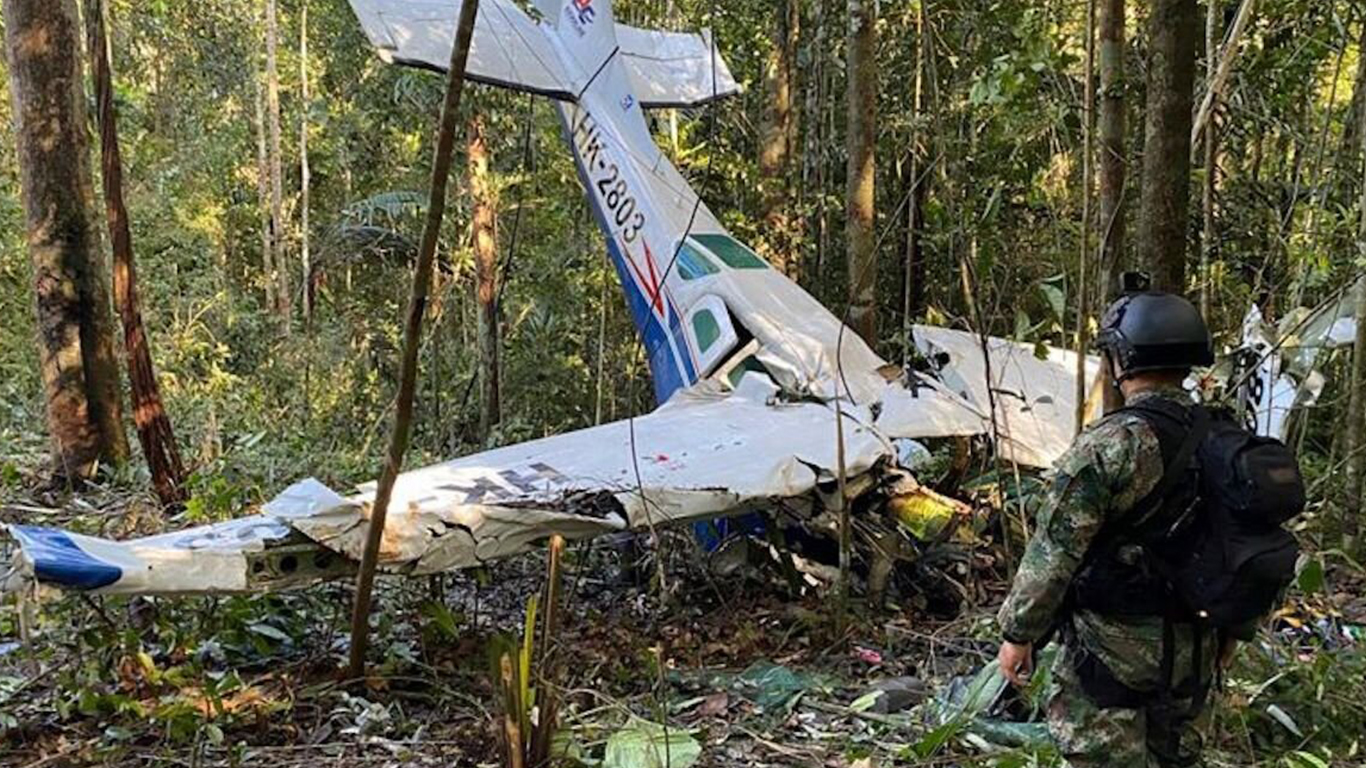 Búsqueda de niños desaparecidos en Colombia pone en la mira a los viajes aéreos al Amazonas