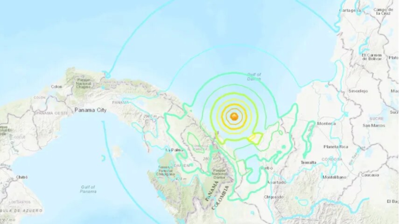 Sismo de magnitud 6,6 sacude la frontera entre Colombia y Panamá