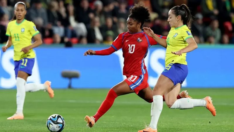 SELECCION FEMENINA DE FUTBOL DE PANAMÁ, CAE ANTE BRASIL EN SU DEBUT MUNDIALISTA