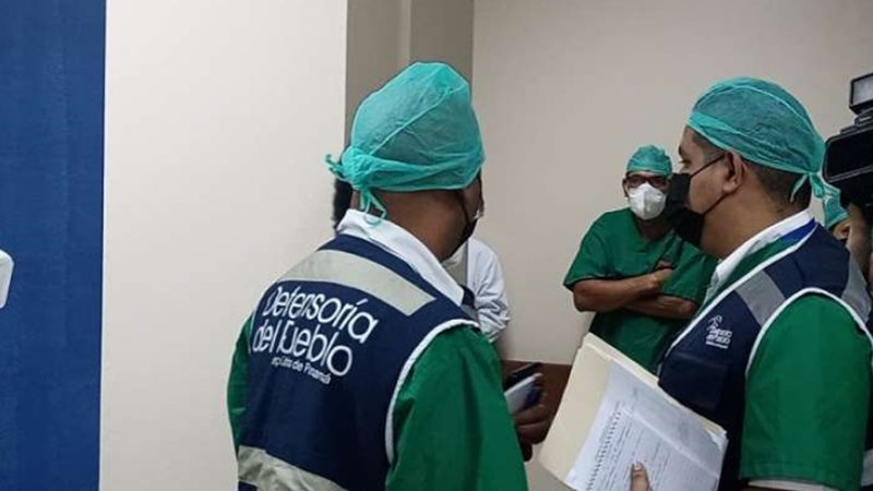 Defensoría del Pueblo inspecciona el Hospital Nicolás A. Solano de la Chorrera