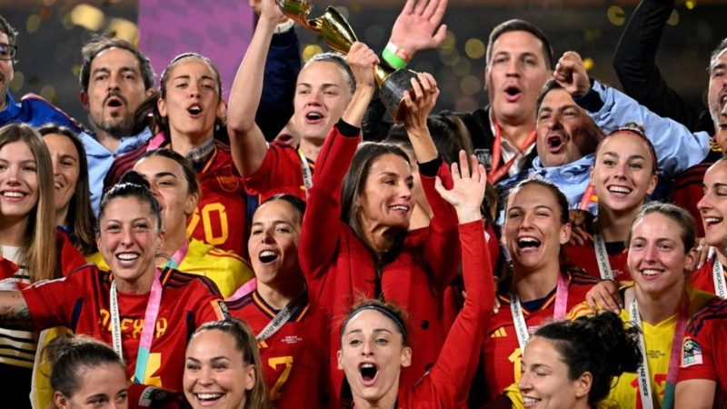 España se corona campeona del Mundo de Fútbol femenino en Sídney tras derrotar a Inglaterra