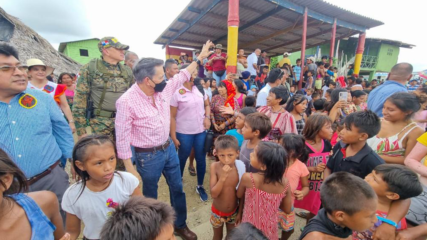 Gobierno Nacional lleva respuestas a comunidades de Guna Yala durante GTC N°143