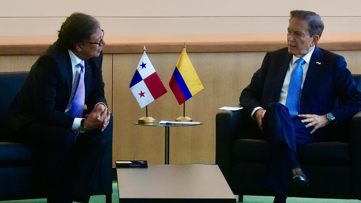Presidente Cortizo y su homólogo Gustavo Petro tratan sobre migración irregular