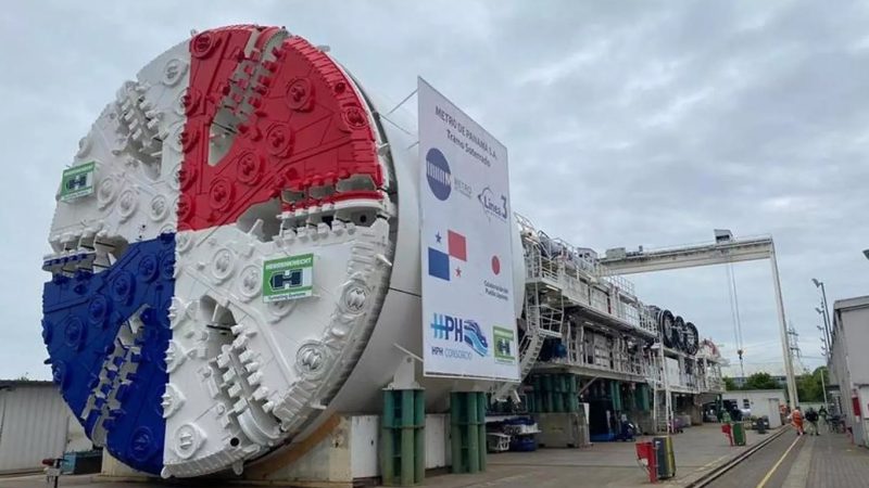 Llega a Panamá la tuneladora de la Línea 3 del Metro