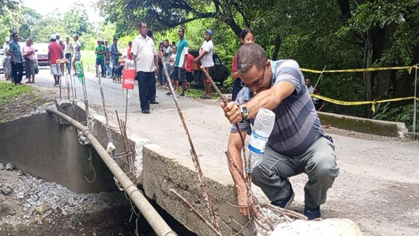 Comunidad restringe paso de carga pesada por mal estado de puentes en Cabuya de Chame