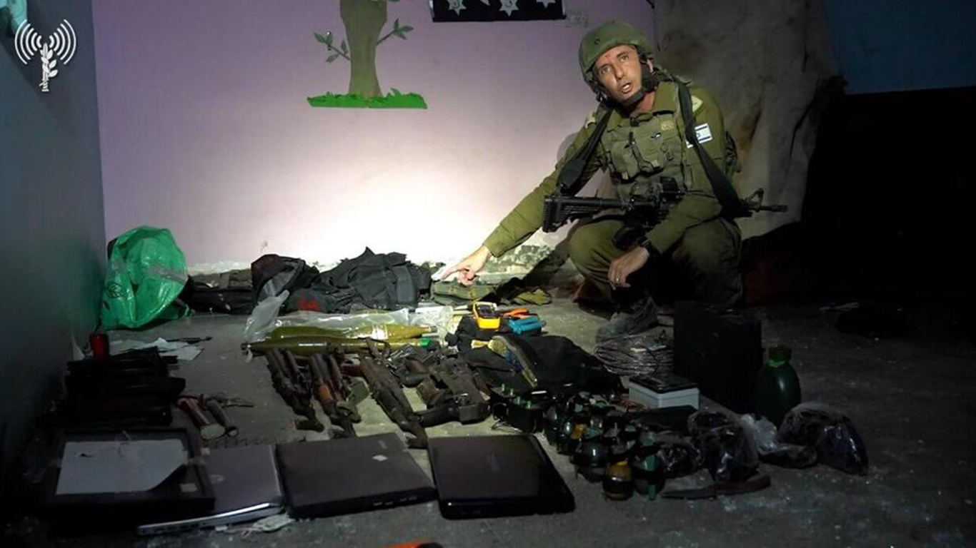 El Ejército israelí halló un centro de mando de Hamas bajo un hospital pediátrico de Gaza