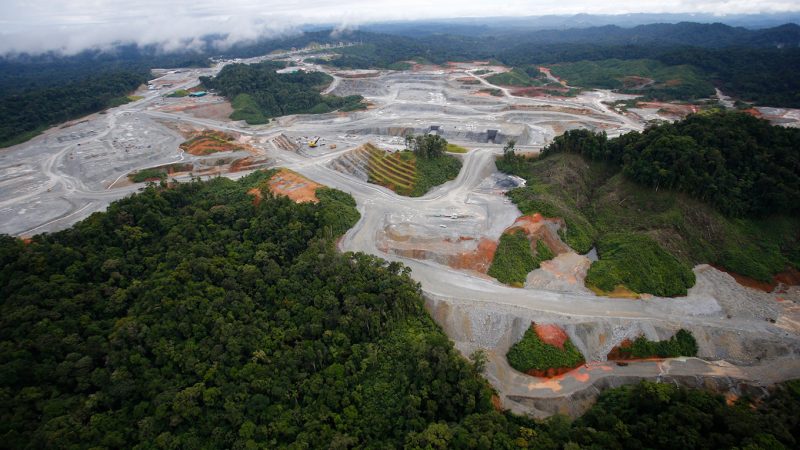 Protestas en instalaciones de Minera Panamá