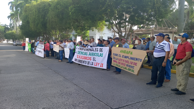 Técnicos agropecuarios a paro