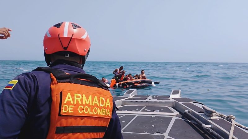 Autoridades Colombianas investigan un naufragio frente a las costas de Cartagena