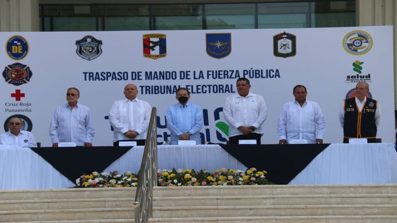 Estamentos de seguridad pasan a órdenes del Tribunal Electoral