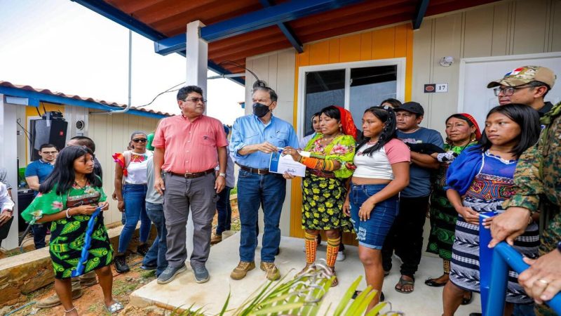 El presidente Cortizo entrega 300 casas para más de 1,300 habitantes de la isla Gardí Sugdub