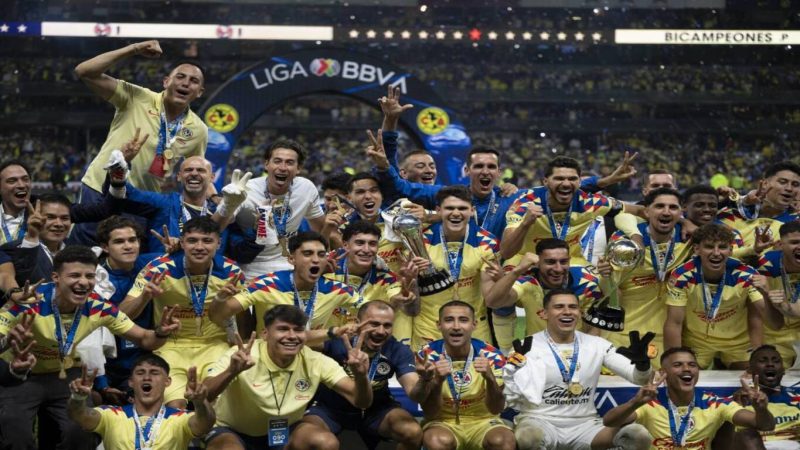 América de México se corona campeón del fútbol mexicano en el campeonato clausura 2024