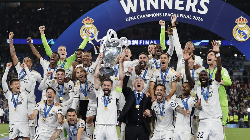 “Real Madrid triunfa en Wembley: Ancelotti lidera la gloria europea por quinta vez”