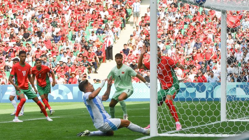 Escándalo en el Argentina-Marruecos en los Juegos Olímpicos anulación de un gol dos horas después