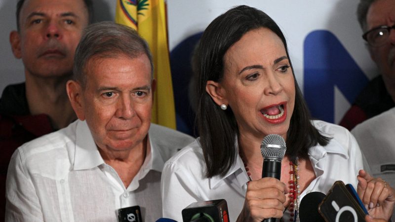 María Corina Machado y Edmundo Gónzalez Urrutia desconocen el triunfo de Nicolás Maduro