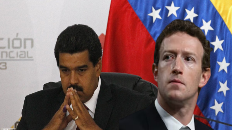 Mark Zuckerberg Mark le quitó la verificación a Nicolás Maduro de Facebook e Instagram