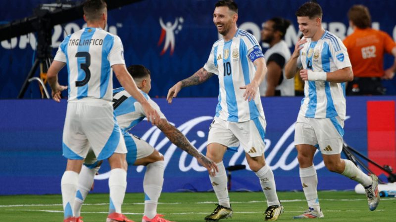 La albiceleste de Argentina gana 2-0 contra Canadá y va por el bicampeonato de la Copa América