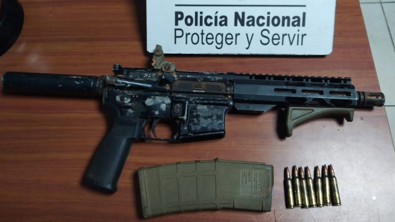 Policía Nacional recupera un fusil en el sector el Ceremi de Tocumen