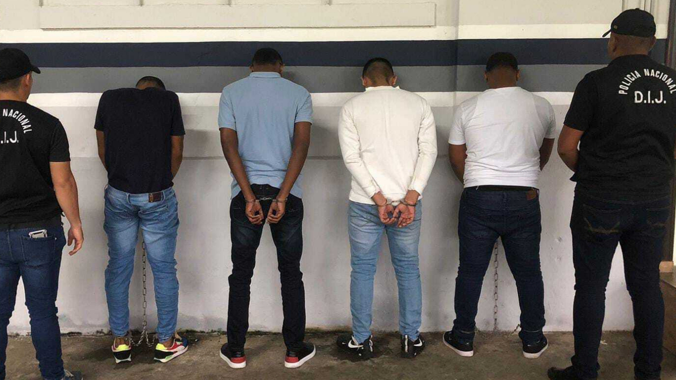 Policía hace efectiva la aprehensión de 4 presuntos miembros de una pandilla