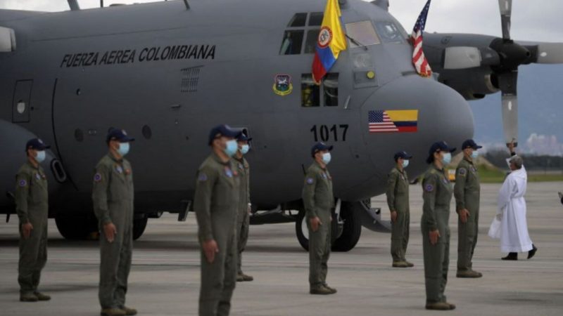 8 muertos tras accidente de un helicóptero de la Fuerza Aérea de Colombia